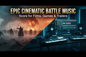 compose epic cinematic battle music for films games and trailers