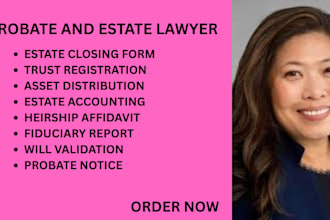 handle probate matters, trusts, estate inventory and beneficiary designation