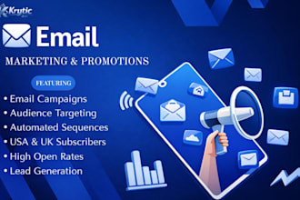 email blast promotion to real USA UK targeted subscribers