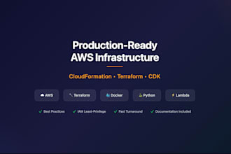 write or fix your AWS cloudformation or terraform templates