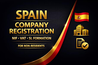 register your company in spain sl formation vat nif tax setup for non residents