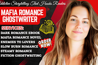 ghostwrite dark romance, mafia romance, or contempoary fiction ebook