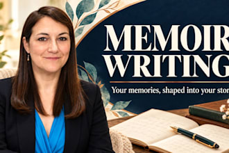 ghostwrite complete memoir, autobiography, or life story