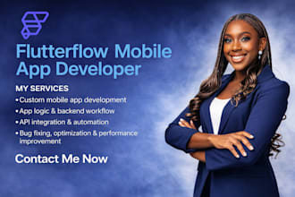 be your flutterflow mobile app developer flutterflow mobile app development