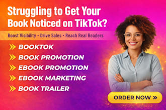 do book promotion booktok ebook promotion ebook marketing and book trailer