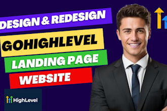make gohighlevel landing page, gohighlevel sales funnel, ghl website design