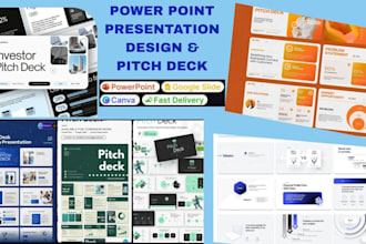 investor pitch deck, startup pitch deck presentation design google slides design