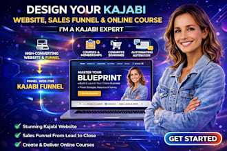 design kajabi website, kajabi sales funnel, kajabi online course, kajabi expert