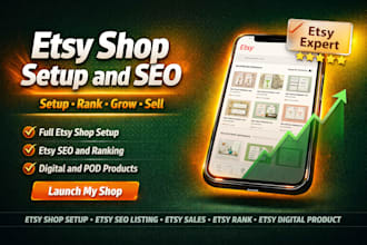 do etsy shop setup esty seo listing and boost your etsy sales and etsy rank