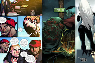be your comic artist for detailed comic book illustration and comic pages