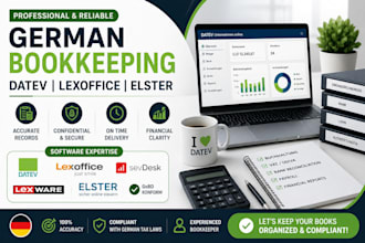 do german bookkeeping in datev, lexoffice, elster and vat filing