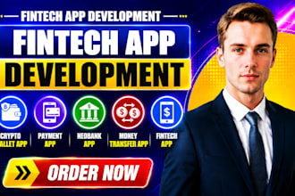 develop fintech app crypto wallet app payment app neobank app money transfer app