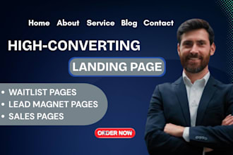 build a responsive opt in page waitlist page lead capture mini website