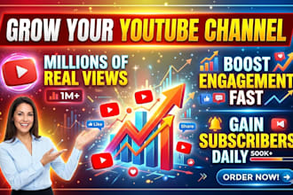 increase youtube channel, video visibility with SEO to boost views and subscribe