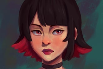 semirealistic portrait of your favorite characters