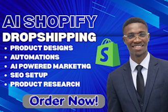 build a high converting shopify dropshipping store with ai optimization