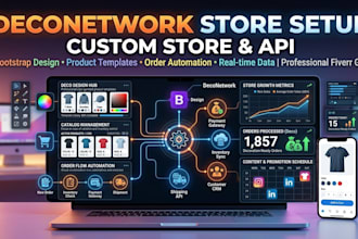 setup deconetwork store bootstrap customization deconetwork API integration