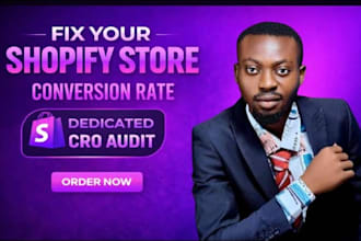 review and audit your shopify store for higher conversion