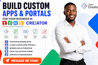 build custom apps and portals for your business in zoho creator