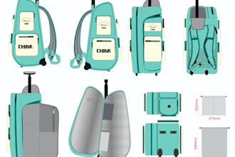 provide professional fashion handbag and backpack design services