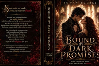 design quality fantasy dark contemporary romance book cover design