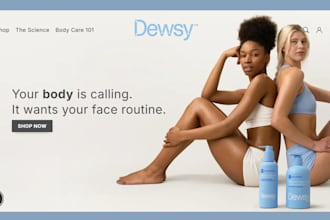 build skincare website skincare shopify store skin care website beauty website