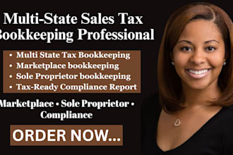 do multi state sales tax marketplace facilitator and sole proprietor bookkeeping