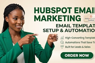 hubspot CRM expert setup hubspot automation workflow hubspot email design