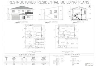 draw architectural plans and construction drawings for city permits