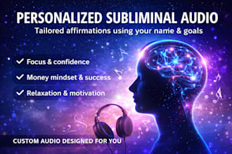 create a custom subliminal audio with your name