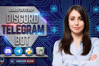 build discord python bots trading bots web scrapers ai tools automation scripts