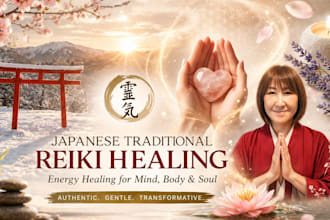 provide authentic japanese reiki healing