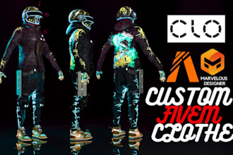 3d clothe for fivem mc kuttes fivem vest in clo3d marvelous design second life