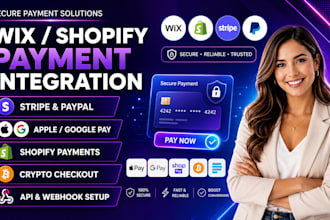 do wix website integrate wix payment braintree paypal stripe shopify payment api