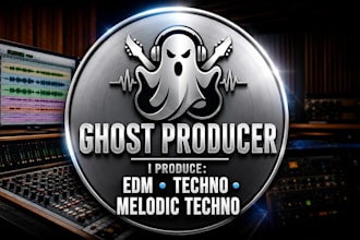 ghost produce professional edm, techno, and melodic edm tracks