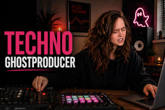 be your professional edm and techno ghost producer in any style