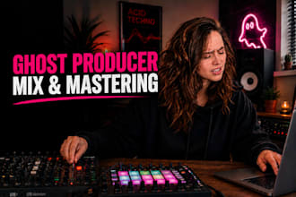 ghostproduce, edit, mix and master your song for world wide release