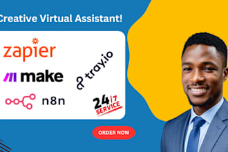 create advanced ai workflow automation with zapier make com n8n and tray ai CRM