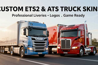 design custom ets 2 ats truck skins and professional liveries, ets2 ats