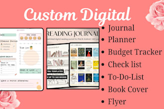 design printable canva planners calendars journals trackers to do list for etsy