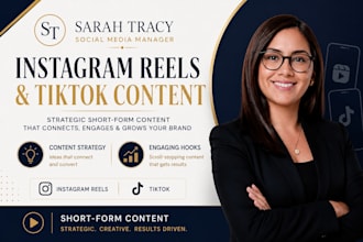 create instagram reels and tiktok short form content for your brand