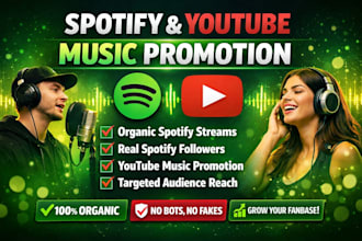 do spotify promotion organic spotify streams followers youtube music promotion
