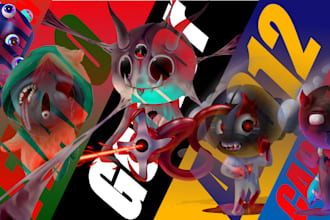 professional stylized character illustration