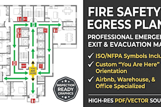 design fire safety life safety plans and emergency exit maps