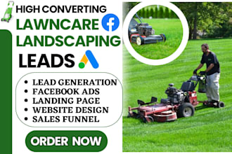 generate lawncare leads landscaping leads snow removal cleaning sales funnel