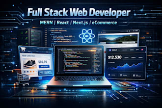 develop custom web application with react next js and API