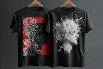 create typography t shirt design and graphic t shirt