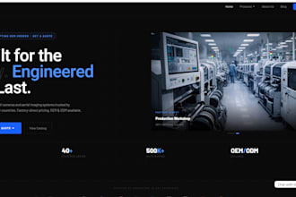 build a professional wordpress website for b2b and manufacturing companies