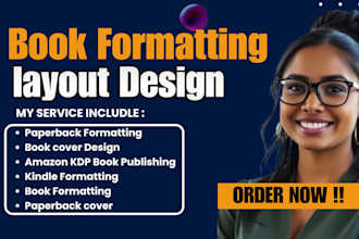 kdp paperback and book interior formatting kindle and book cover formatting
