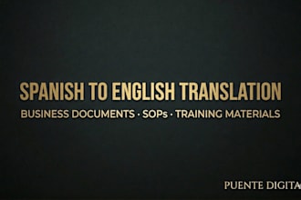 translate business documents from spanish to english